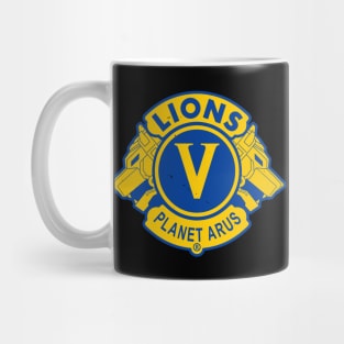 Lion Team Club 80's Robot Mecha Cartoon Mug